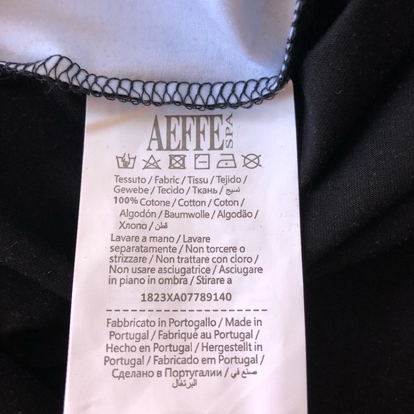 Moschino Tears Women Tee Fitted Sz M (8) NWT - Picture 6 of 7